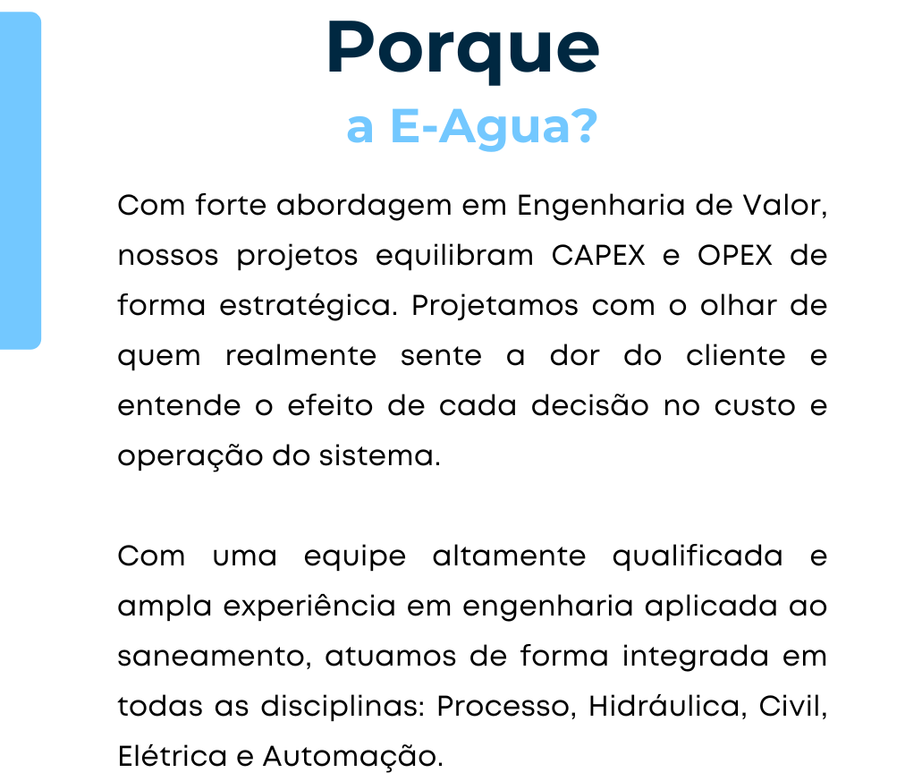 Porque a E-Agua?